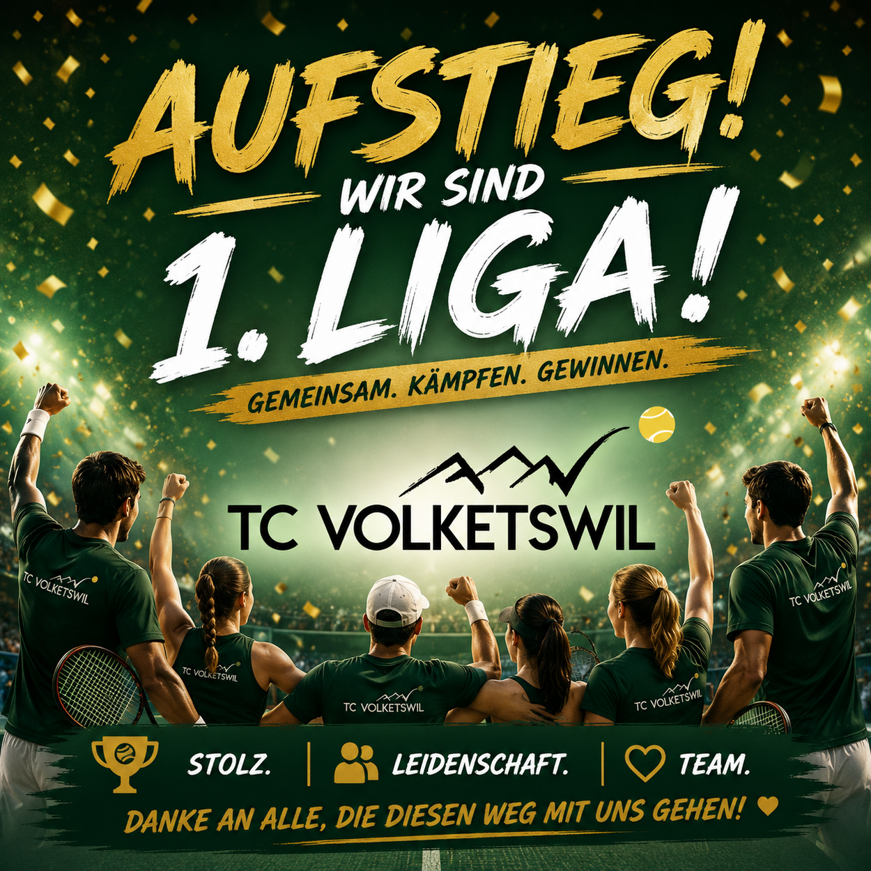 IC Herren 1 - Aufstieg in die 1. Liga!